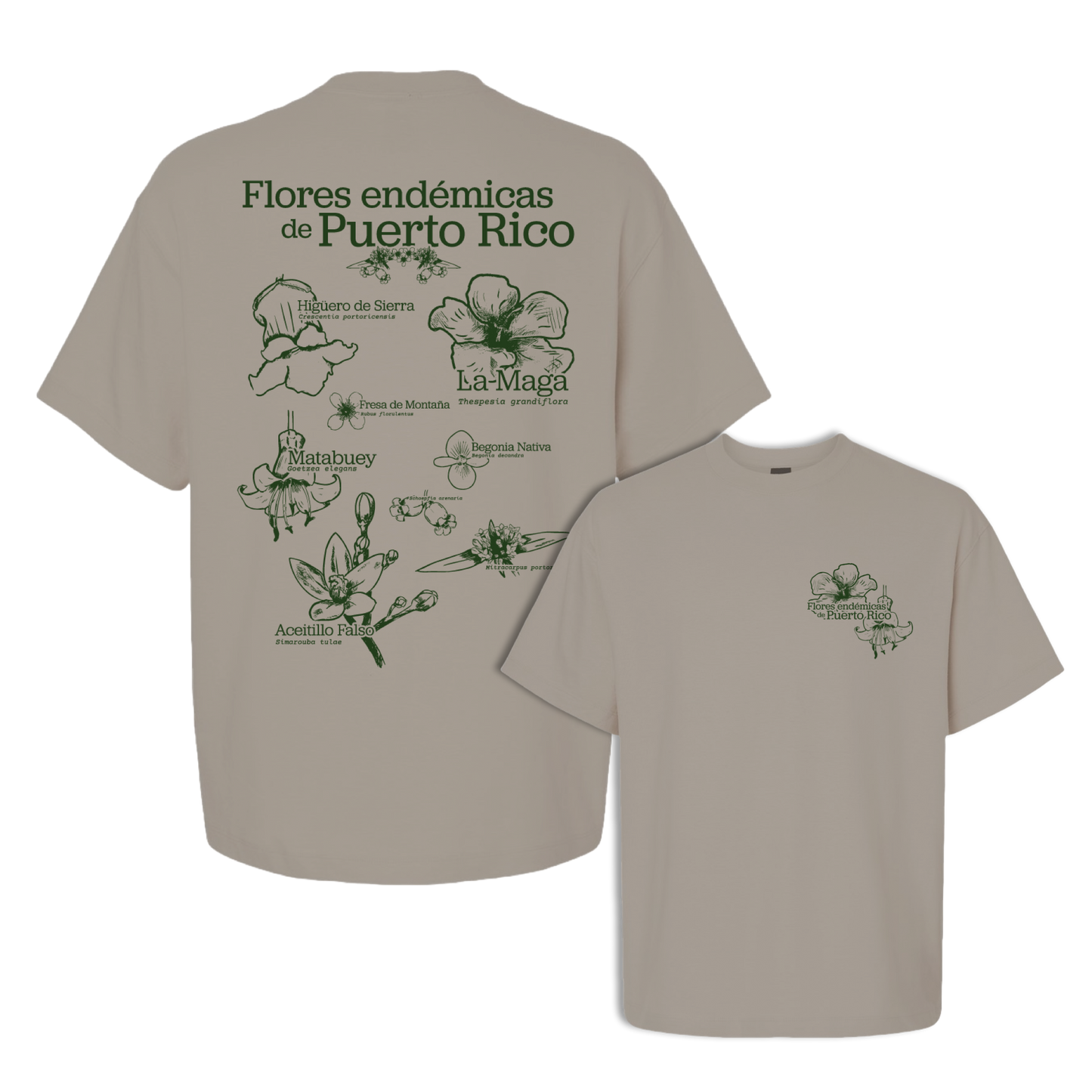 Flores Endémicas Oversized Tee