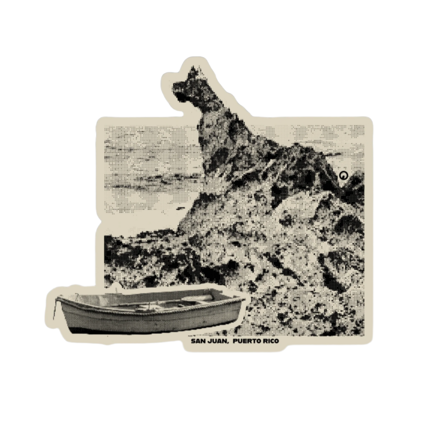 Perrito de Piedra Sticker