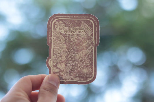 Reptiles Endémicos Sticker