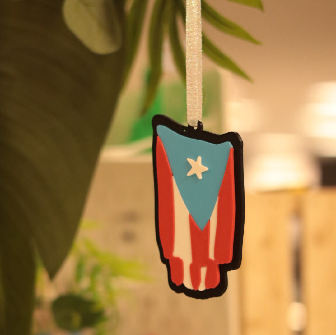 Bandera Adorno navideño 3D