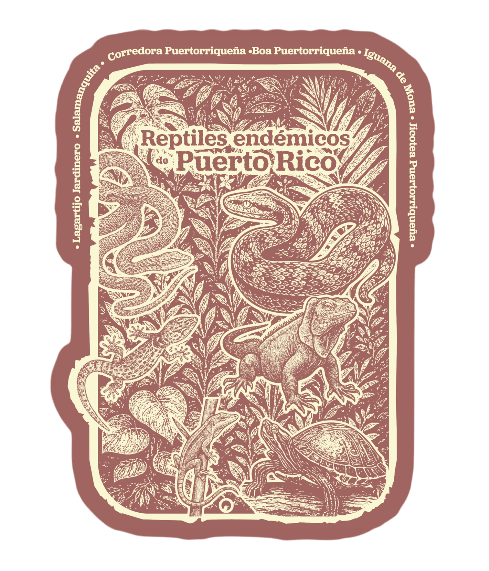 Reptiles Endémicos  Sticker