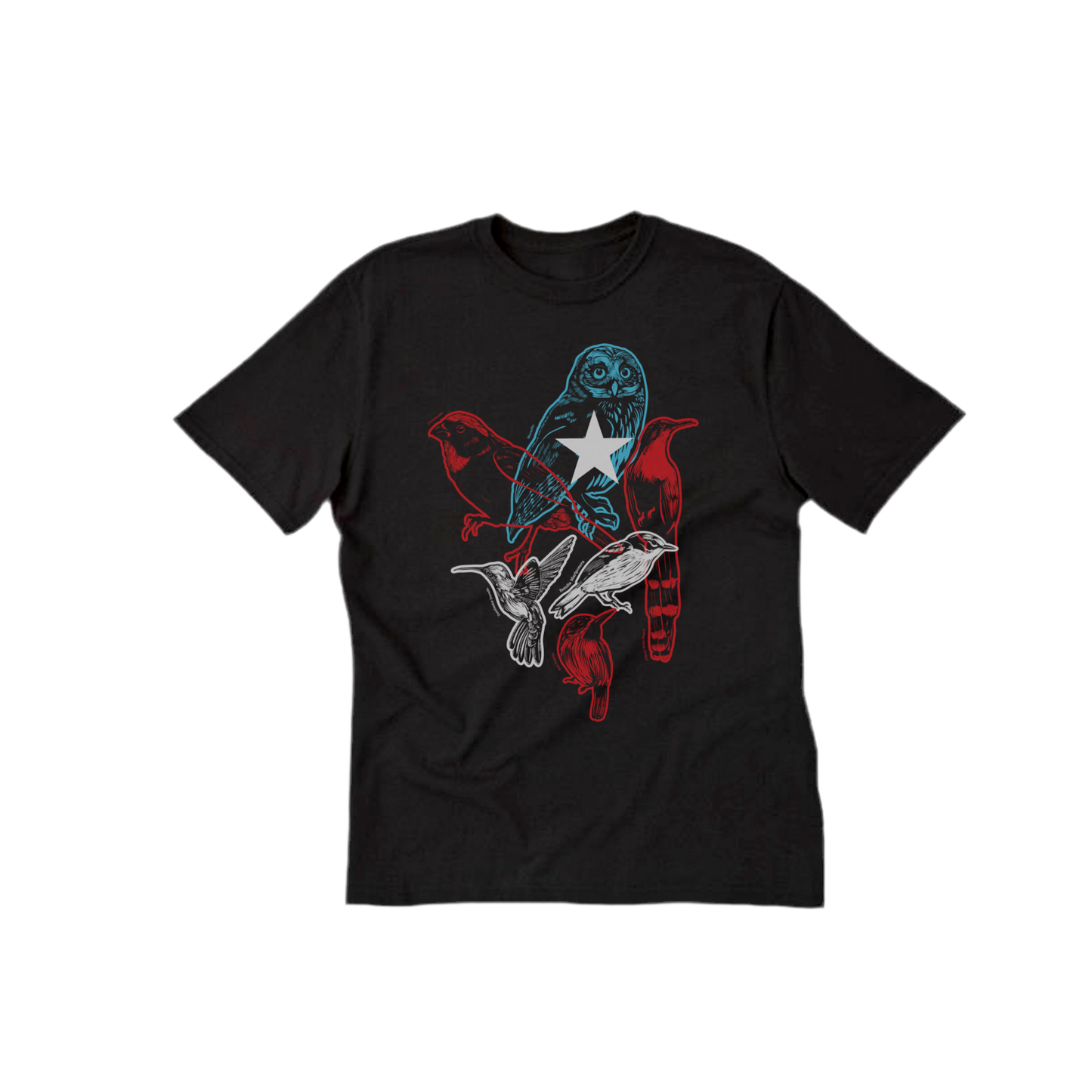 Aves Endémicas Bandera Tee