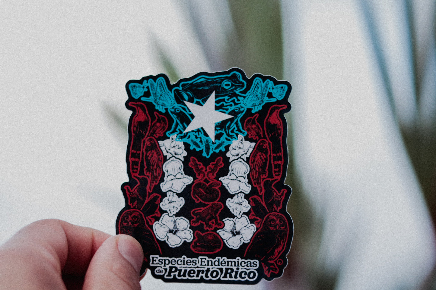 Bandera Especies Endémicas Sticker