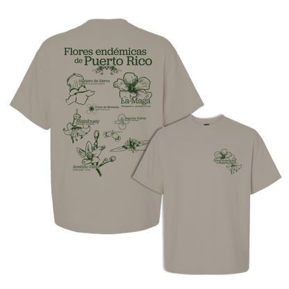 Flores Endémicas Oversized Tee