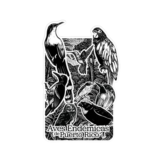 Aves Endémicas Sticker