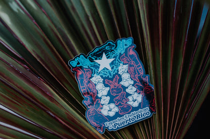 Bandera Especies Endémicas Sticker