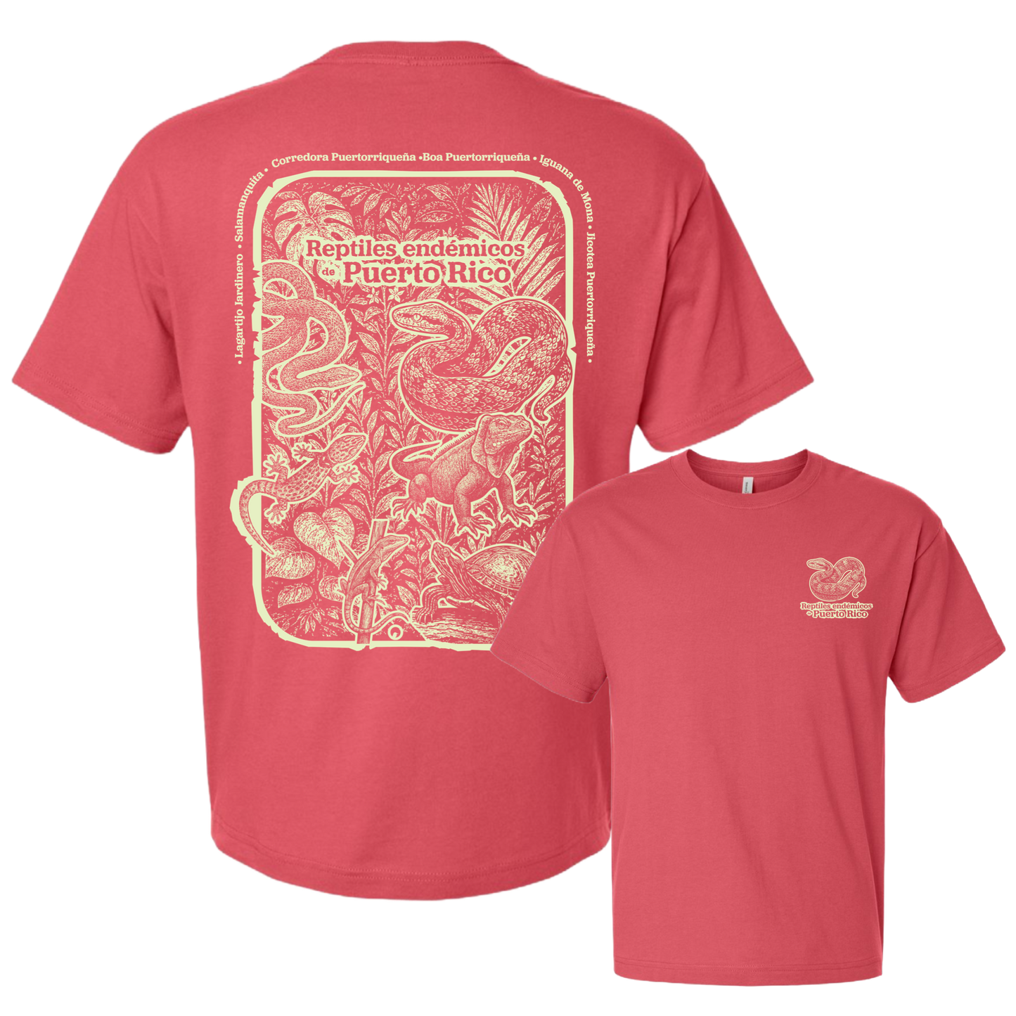 Reptiles Endémicos Oversized Tee
