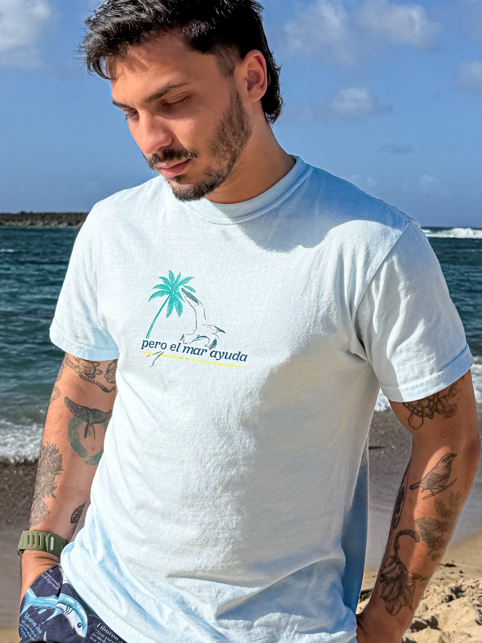 El Mar Ayuda Heavyweight Shirt
