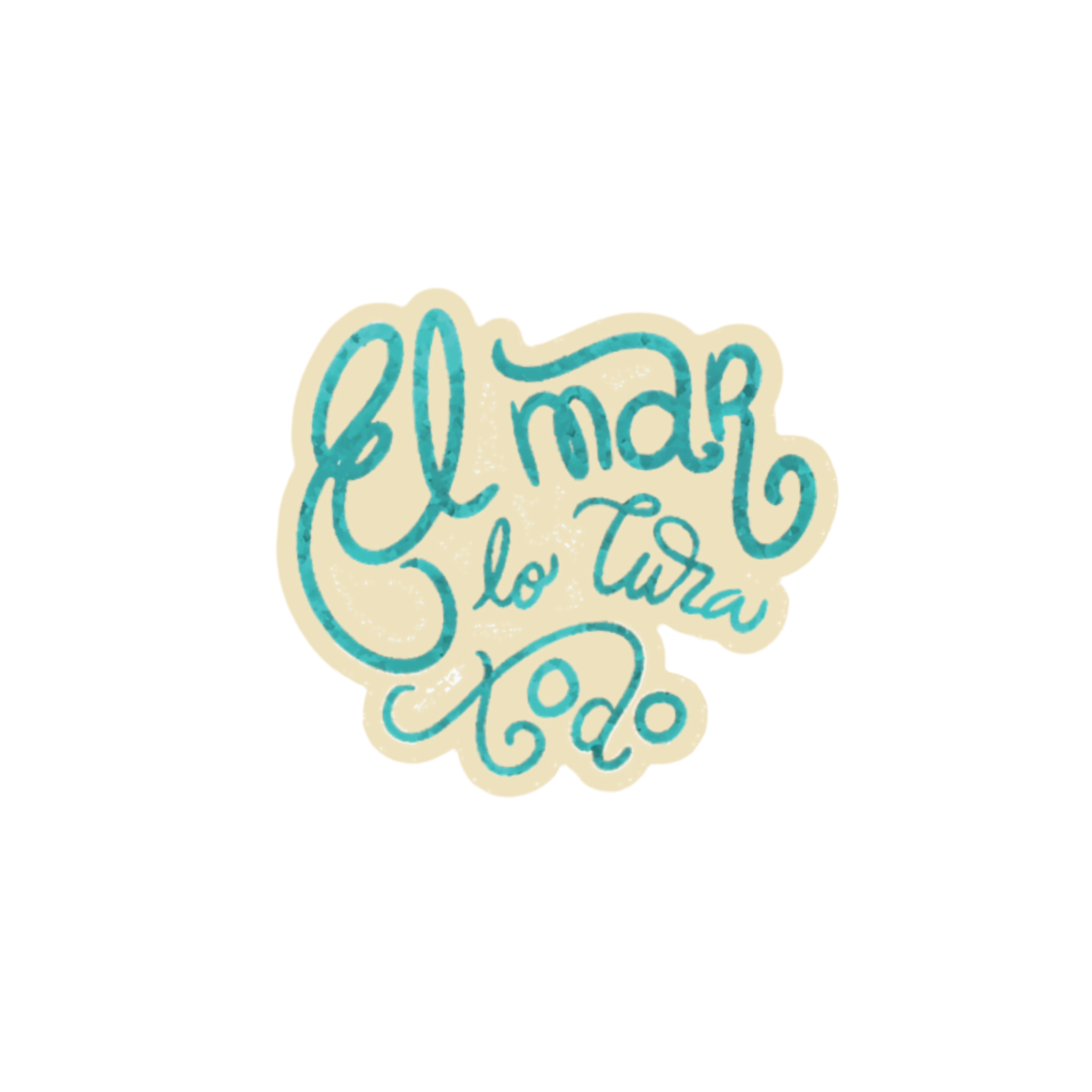 EL Mar Lo Cura Todo Sticker