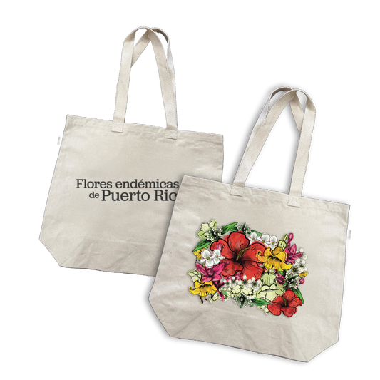 Flores Endémicas Large Tote Bag