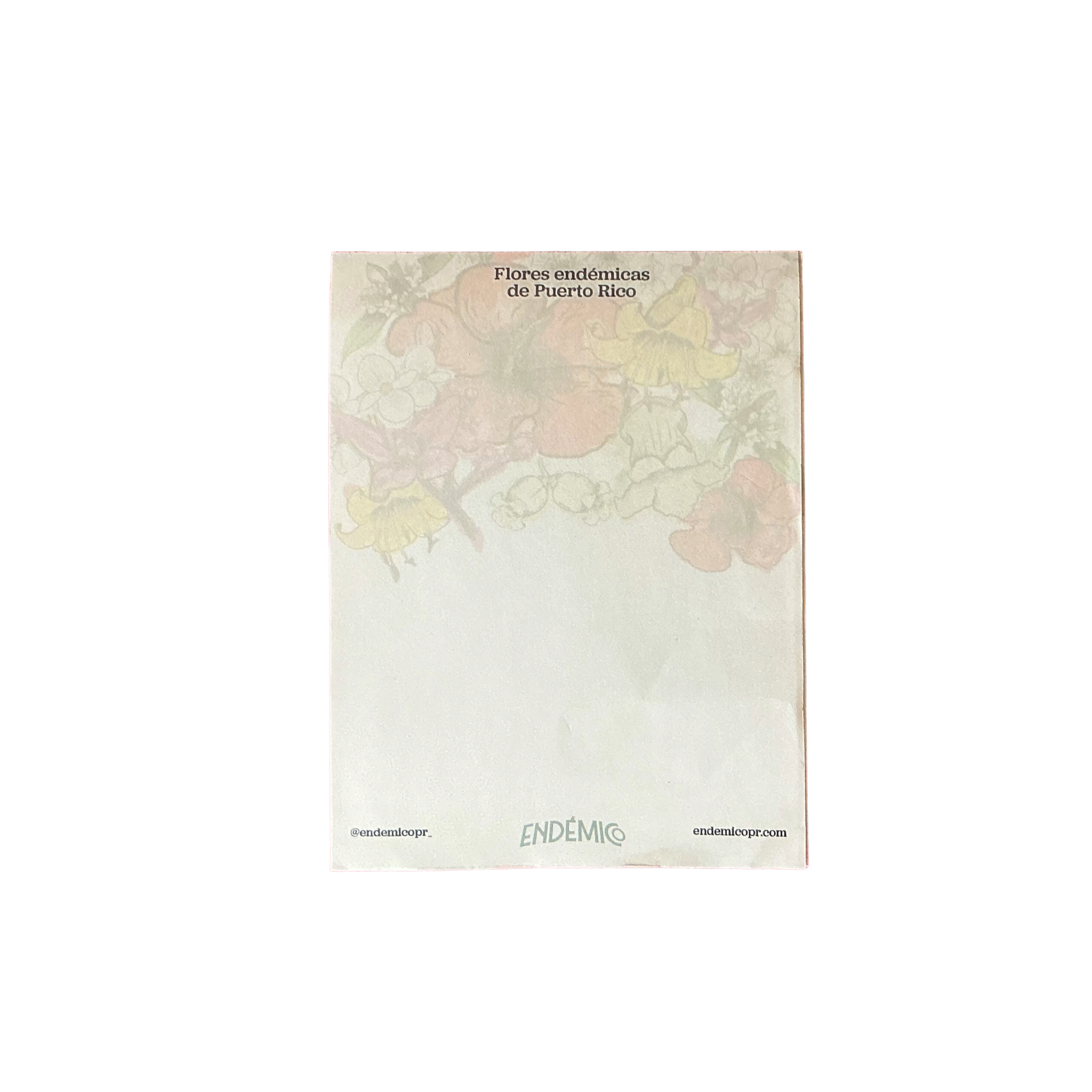Flores endémicas note pads