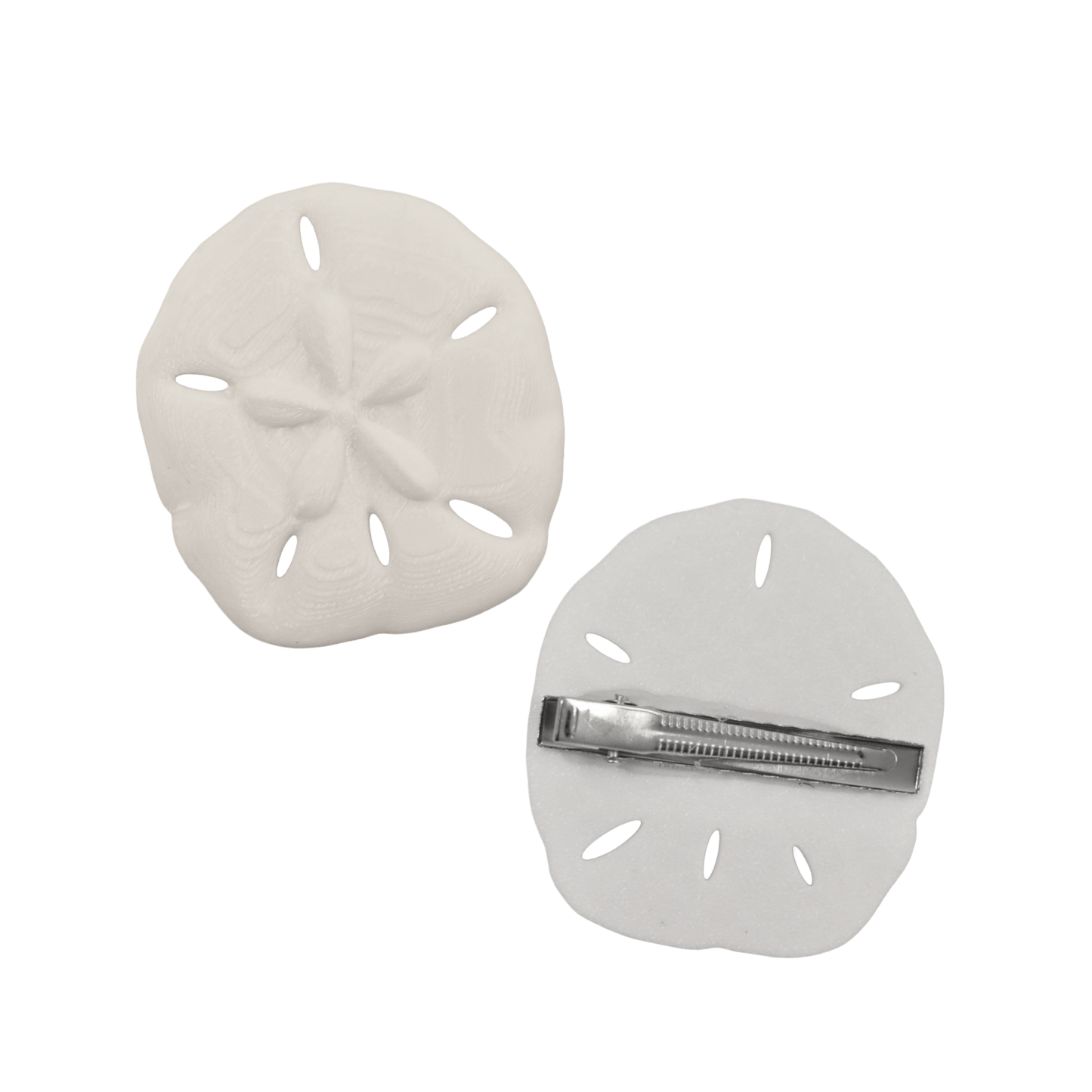 Sand Dollar hair clip 3D