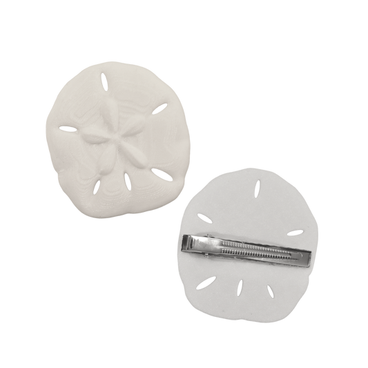 Sand Dollar hair clip 3D