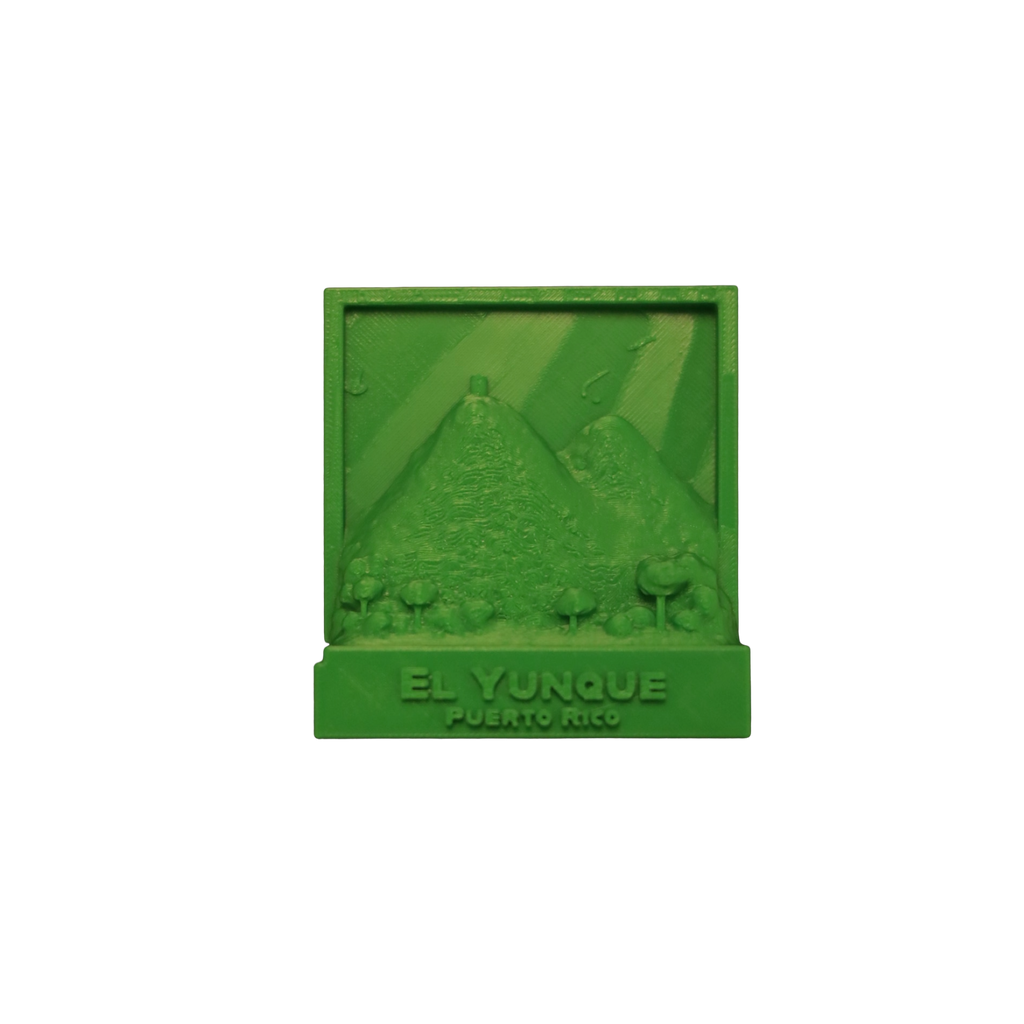 El Yunque maqueta 3D