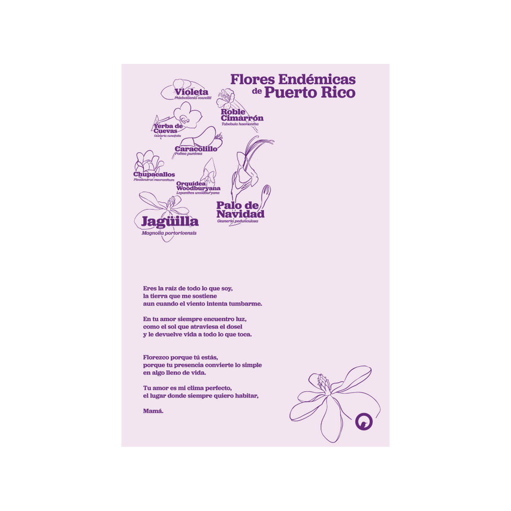 Tarjeta Flores Endémicas— Madres 2026