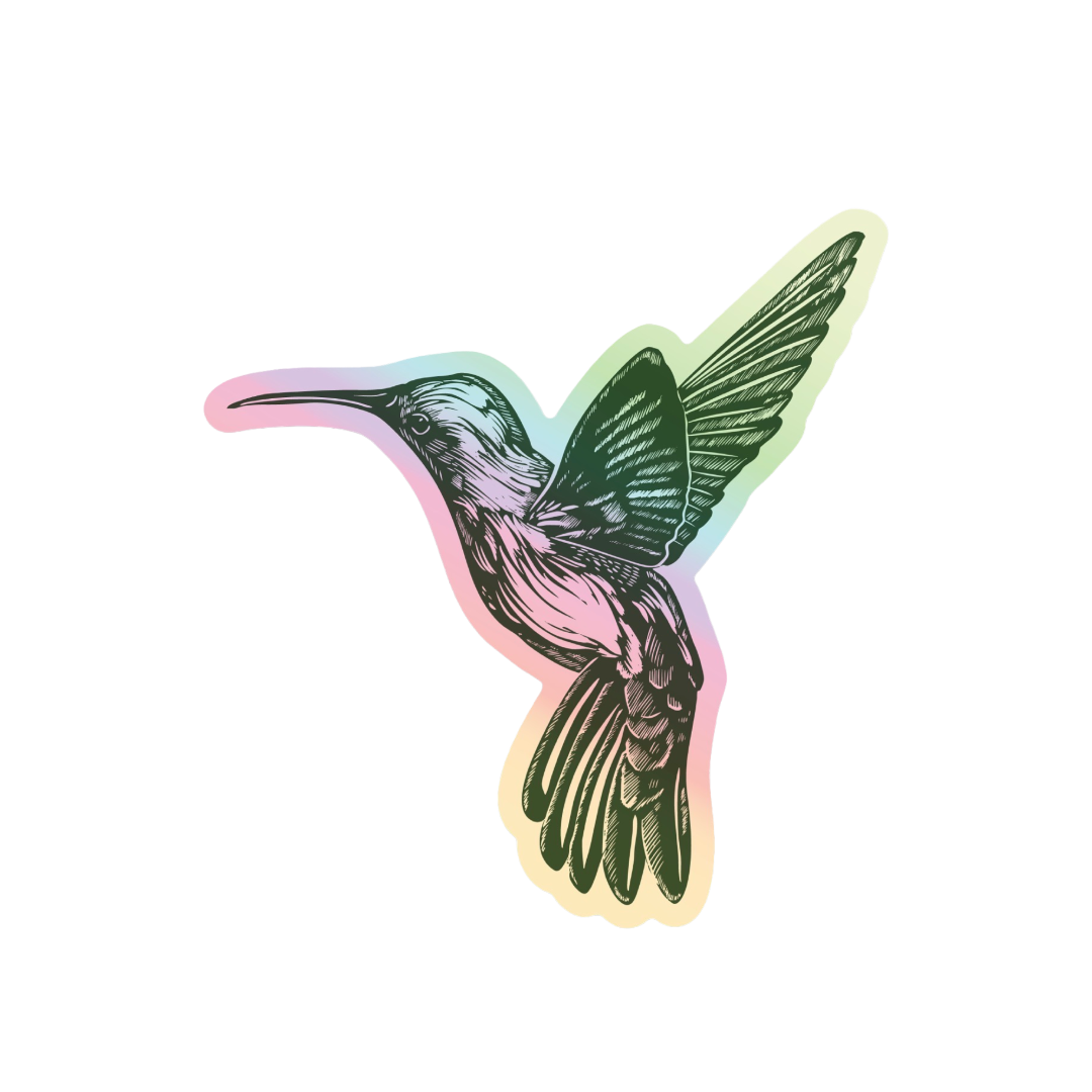 Zumbador Verde Sticker (holographic)