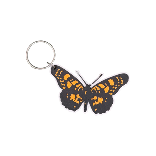 Mariposa Arlequín llavero 3D