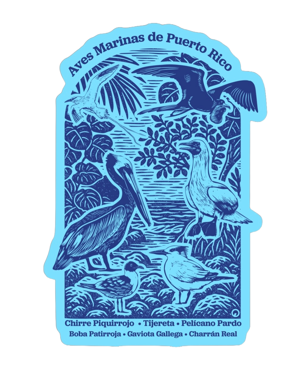 Aves Marinas de PR Sticker