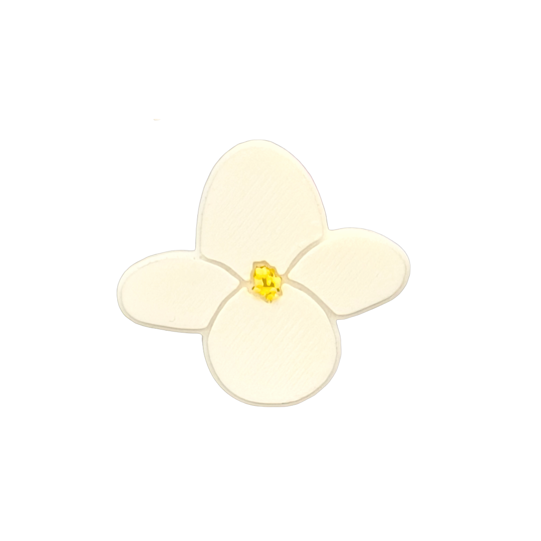 Flor de Begonia pin 3D