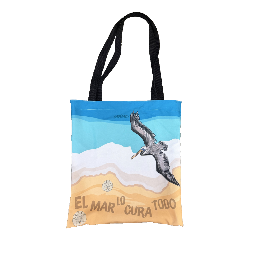 Totebag El Mar Lo Cura Todo