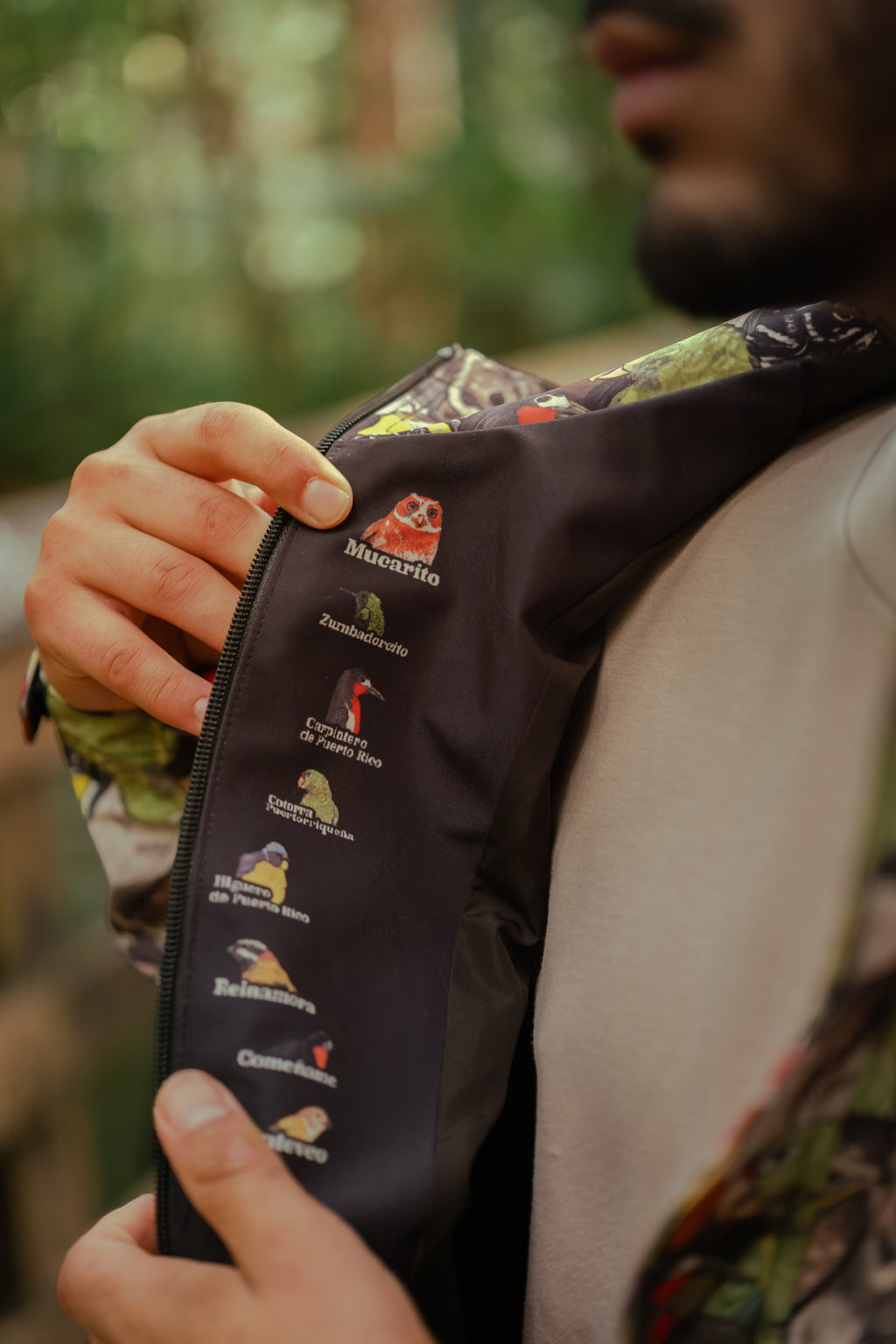 Aves Endémicas Raincoat