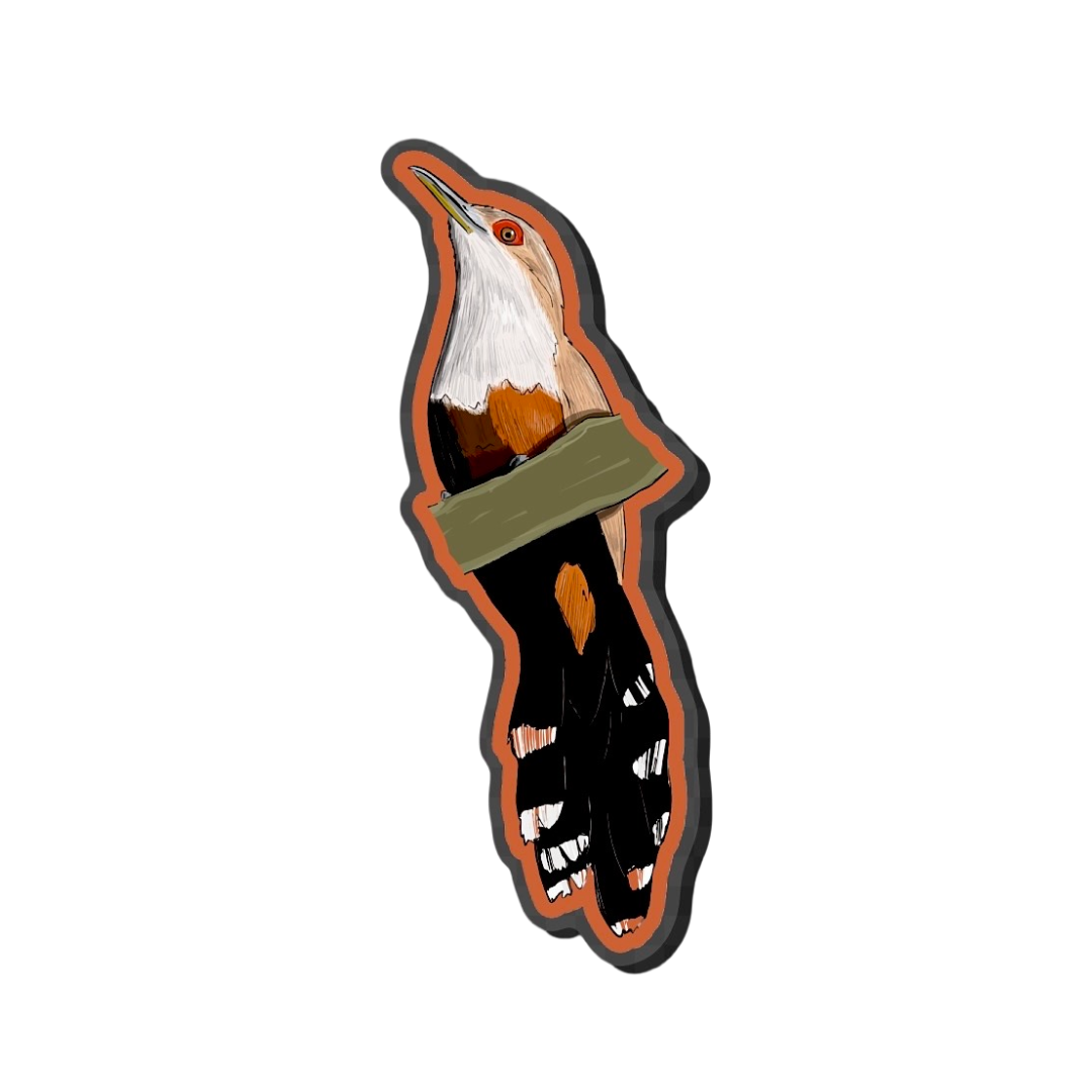 Pájaro Bobo Mayor pin