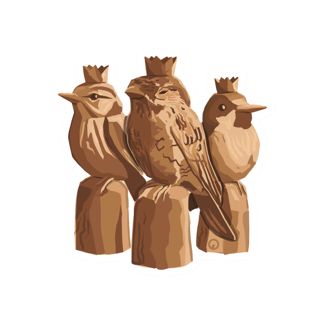 Endémicos Magos Tallados Sticker